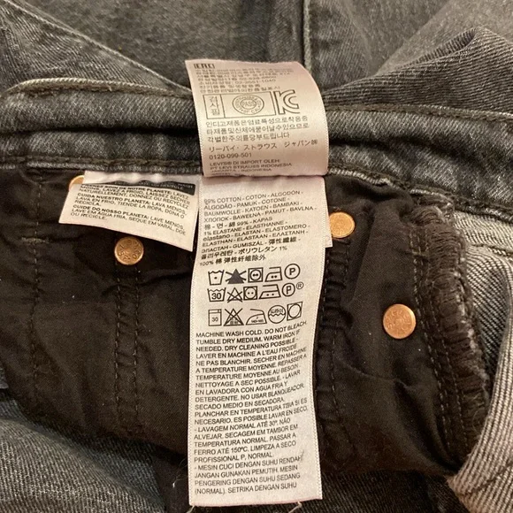 ♥️ HOST PICK ♥ LEVIS Premium Ribcage Straight 29W x 21L PETITE cropped high rise - Picture 9 of 11